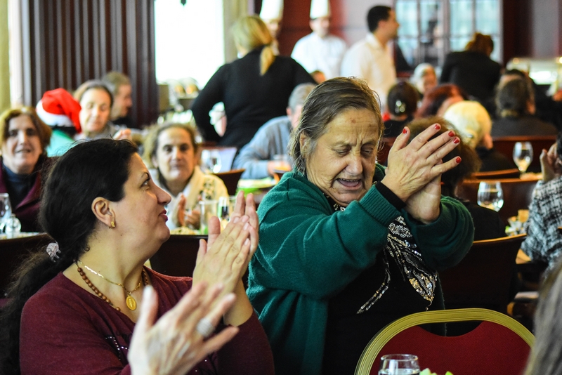 Hilton Beirut Metropolitan Palace's Christmas lunch for the elderly people